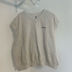 sweatshirt material vest